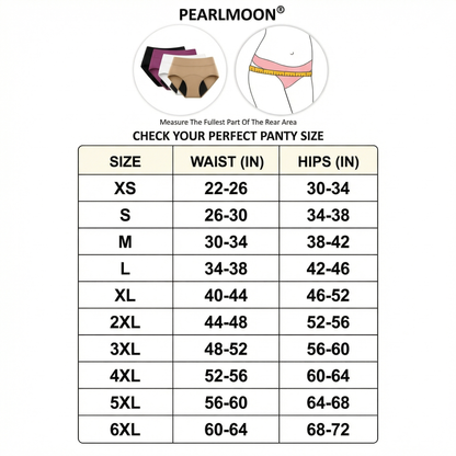 🌸🌸Last Day 80% OFF|PEARLMOON® 100% Leak-Proof Underwear 4-pack