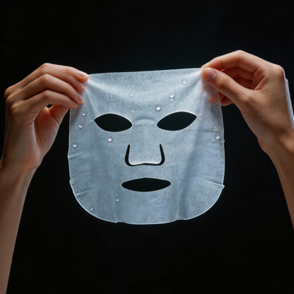 Verhelderend stoffen masker met vitamine C